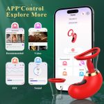 APP Control Clitoral Sucker Vibrator Tongue Licking Nipple Vagina