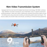 FIMI Mini 3 4K GPS drone with 3-Axis Gimbal 249g 4K/60FPS 48MP 9KM