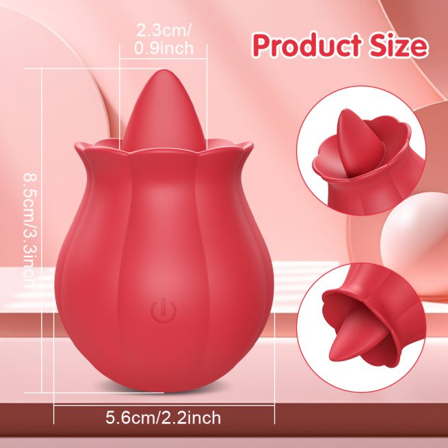 Sex Toys Vibrator Nipple Vagina Tongue Licking Stimulator Massager