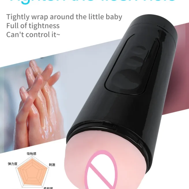 Simulation Pussy Glans Workout Masturbation Cup Manual