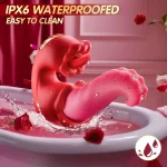 Vibrator Adult Sex Toys for Women 4 in 1 Tongue Thrusting Vibrators