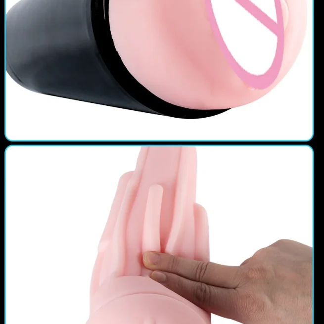 Simulation Pussy Glans Workout Masturbation Cup Manual