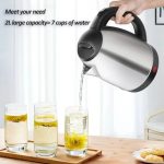 2L Electric Kettle Stainless Steel Kitchen Appliances Smart Kettle 1500W Whistle Kettle Samovar Tea Coffee Thermo Pot Gift