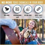 Tool Percolator Coffee Maker Pot Durable Stainless Steel Material Brew Coffee , Grill or Stovetop for Camping Authentic