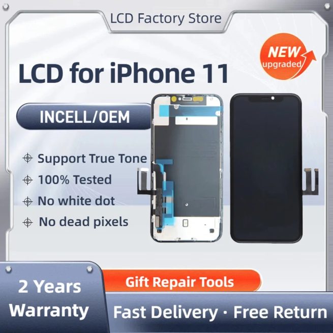 LCD Display for iPhone 11 Touch Screen Digitizer Assembly Replacement for iPhone 11 Incell
