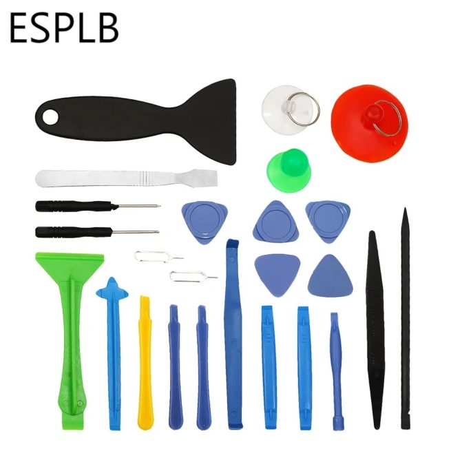 ESPLB Opening Tool Kit 25 in 1 Mobile Phone Repair Screwdriver Set Disassemble Tools for iPhone/iPad Tablet Laptop