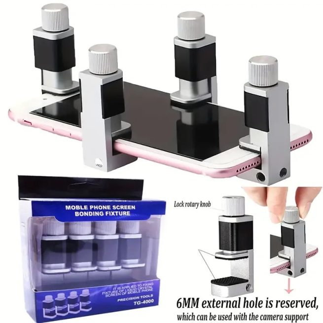 Adjustable Phone Repair Clamp - Screen Securing Tool For Smartphones, Tablets, Laptops & Ipads