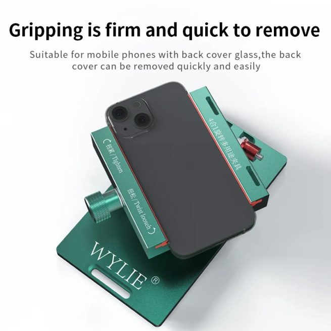 WYLIE 4 IN 1 Rotation Multi-Purpose Fixture 360° Mobile Phone Heating Free Screen Removal Separate Clamp Back Cover Diassembly