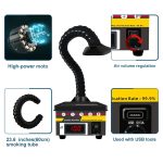 Smoke mist purifier,eliminate toxic smoke, Laser Smoke Absorber Solder Fume Extractor Welding Smoke Purifier for Phone Repair Na