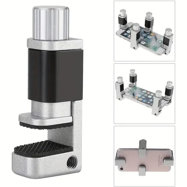 Adjustable Phone Repair Clamp - Screen Securing Tool For Smartphones, Tablets, Laptops & Ipads