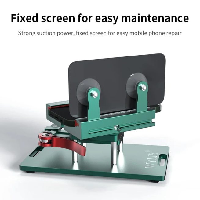 WYLIE 4 IN 1 Rotation Multi-Purpose Fixture 360° Mobile Phone Heating Free Screen Removal Separate Clamp Back Cover Diassembly