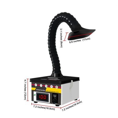 Smoke mist purifier,eliminate toxic smoke, Laser Smoke Absorber Solder Fume Extractor Welding Smoke Purifier for Phone Repair Na